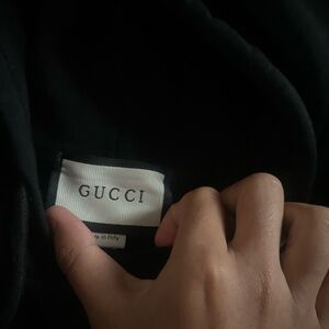 Gucci Black and Green Designer Piece